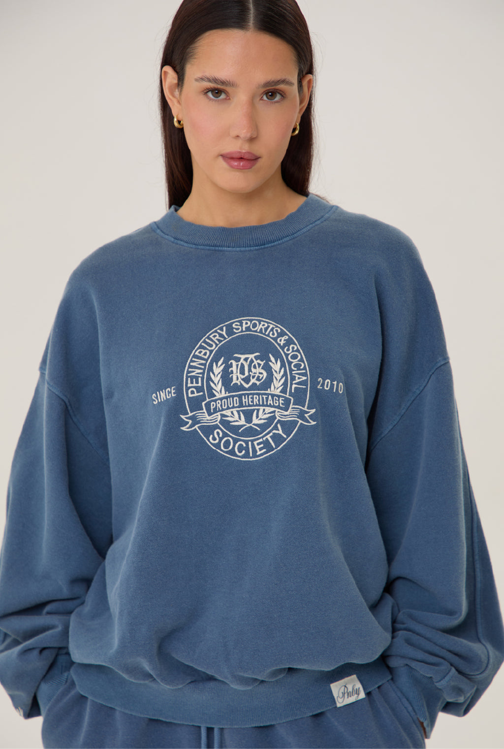 Pennbury Relaxed Fit Heritage Embroidered Sweat
