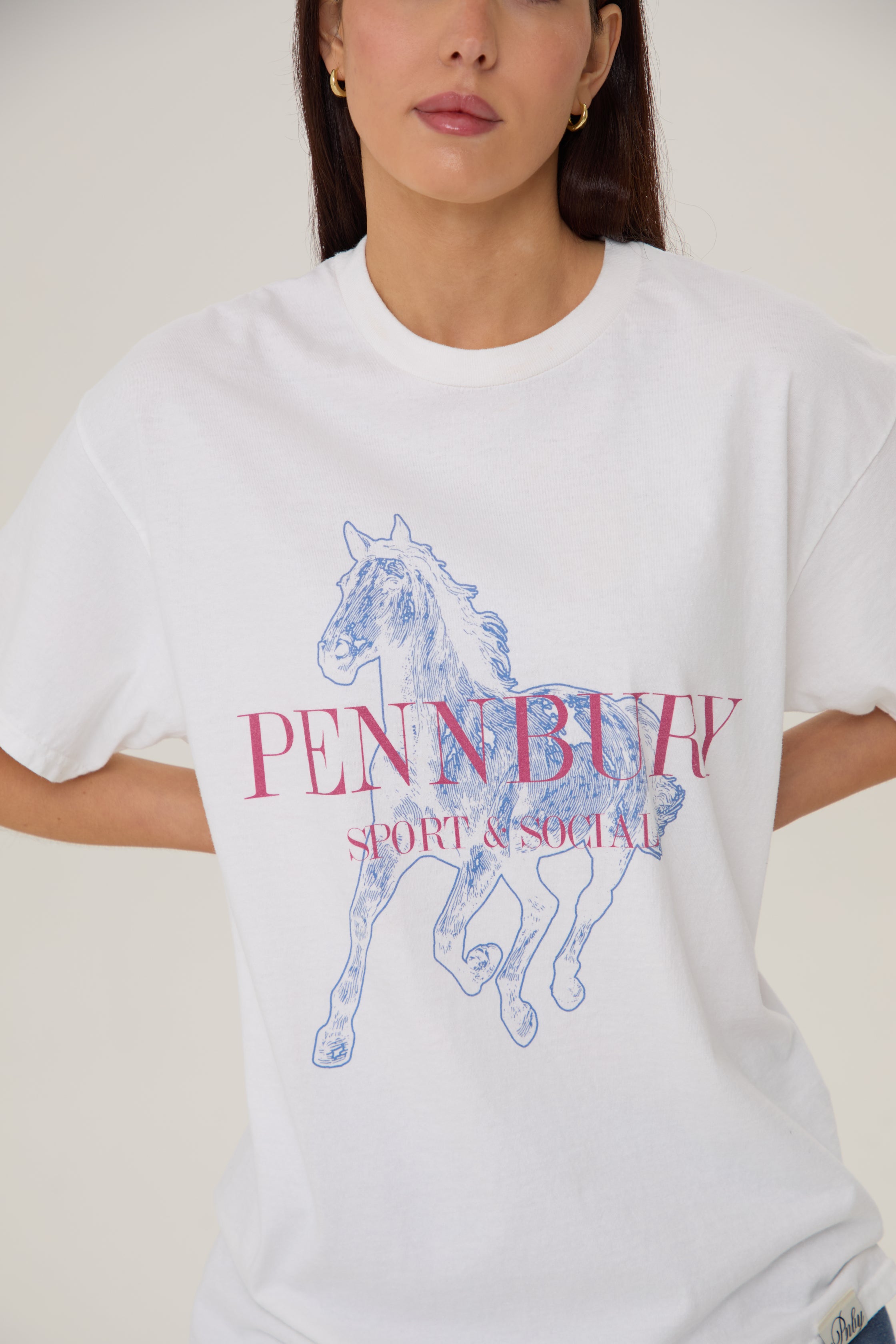 Pennbury Relaxed Fit Dressage Oversize Tee