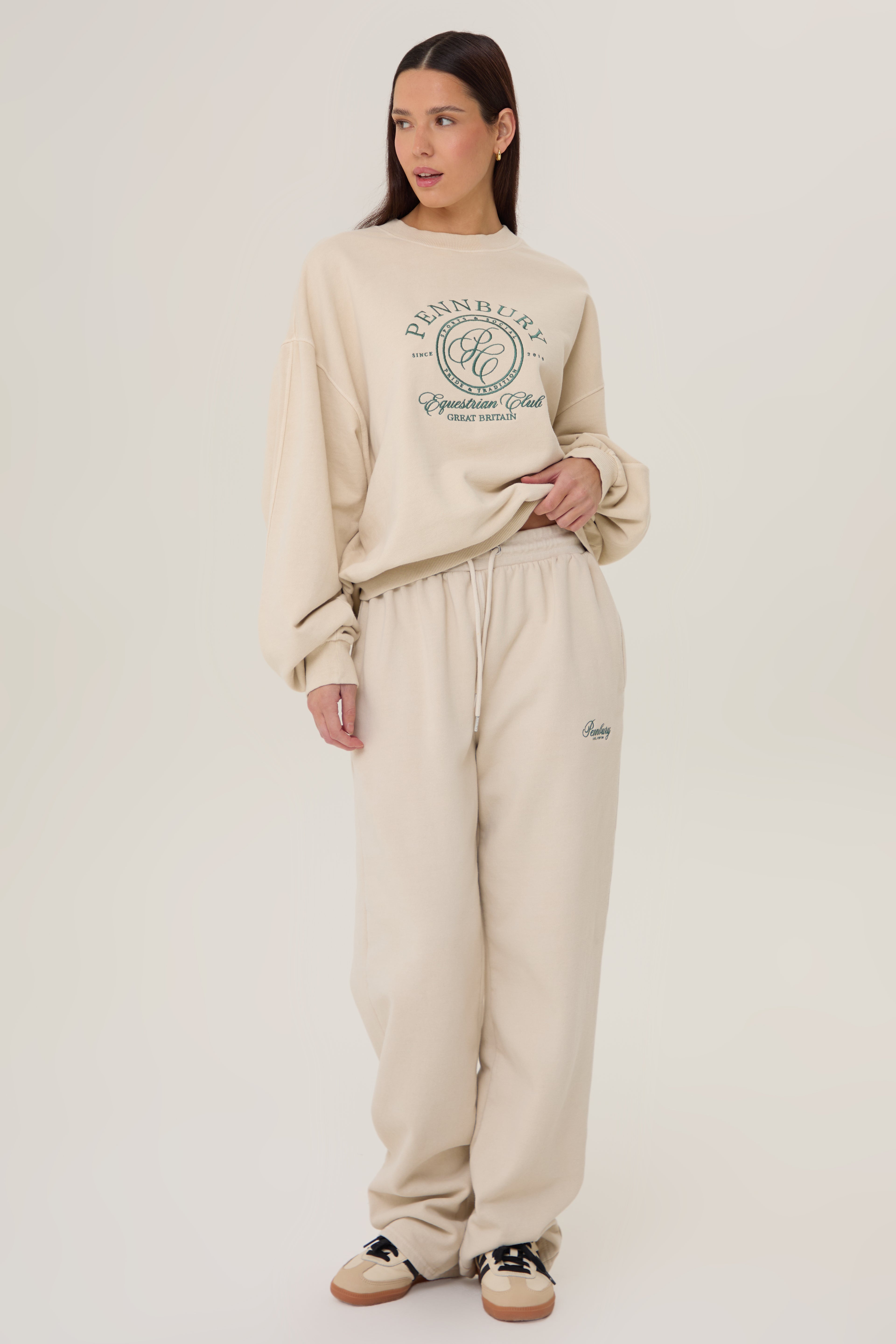 Pennbury Relaxed Fit Pavilion Embroidered Sweat
