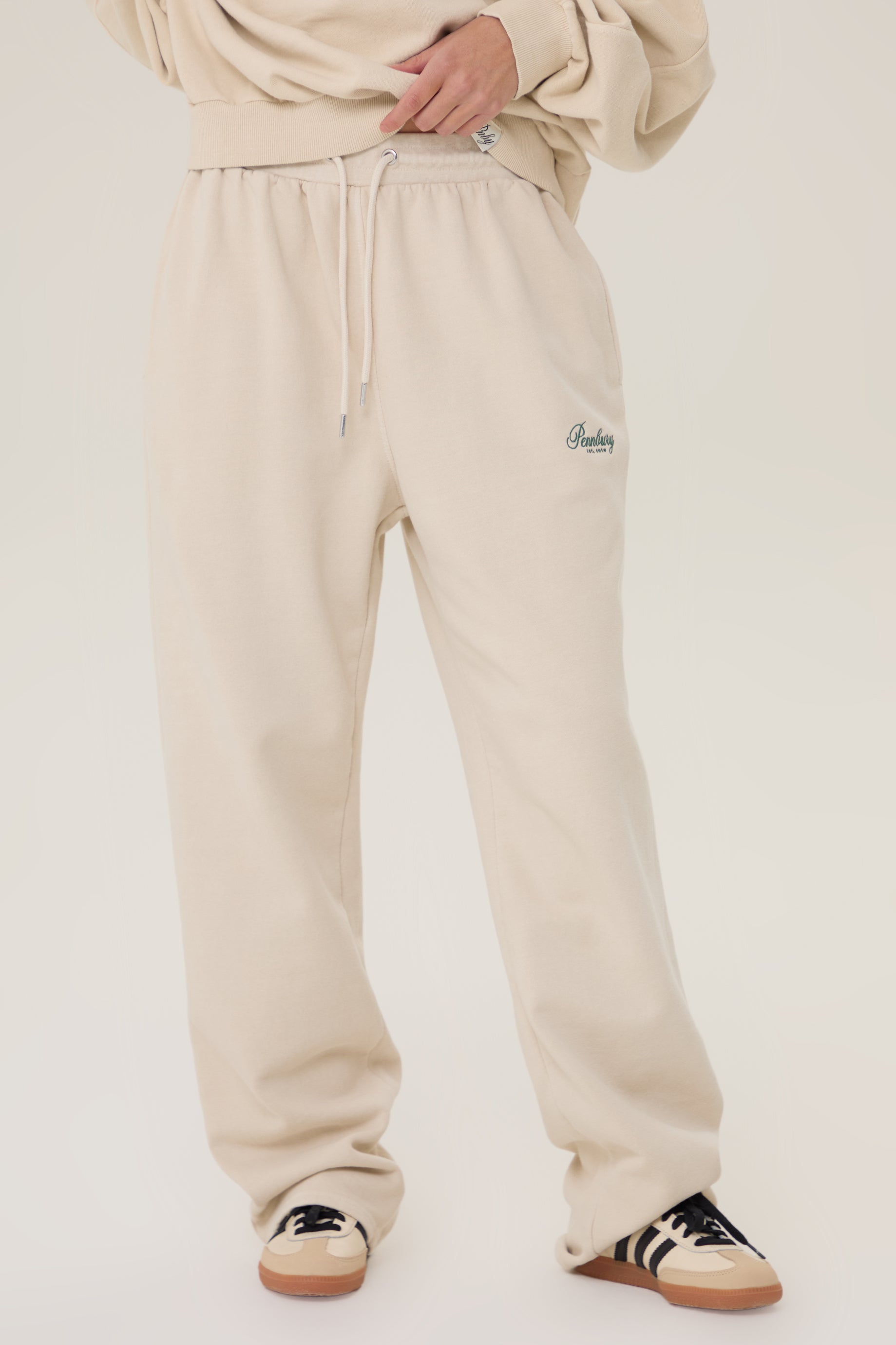 Pennbury Relaxed Fit Oat Straight Leg Joggers