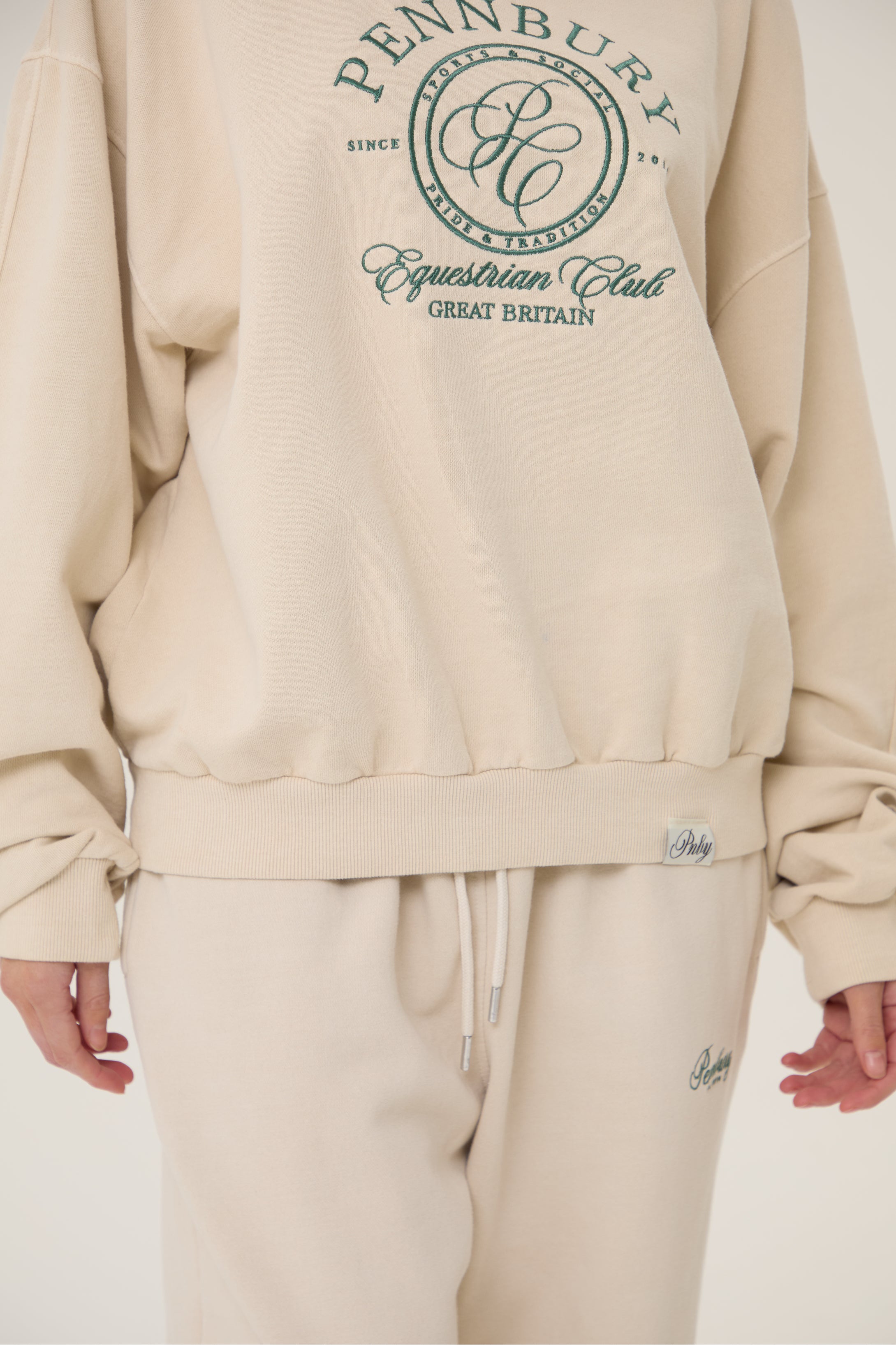 Pennbury Relaxed Fit Oat Straight Leg Joggers