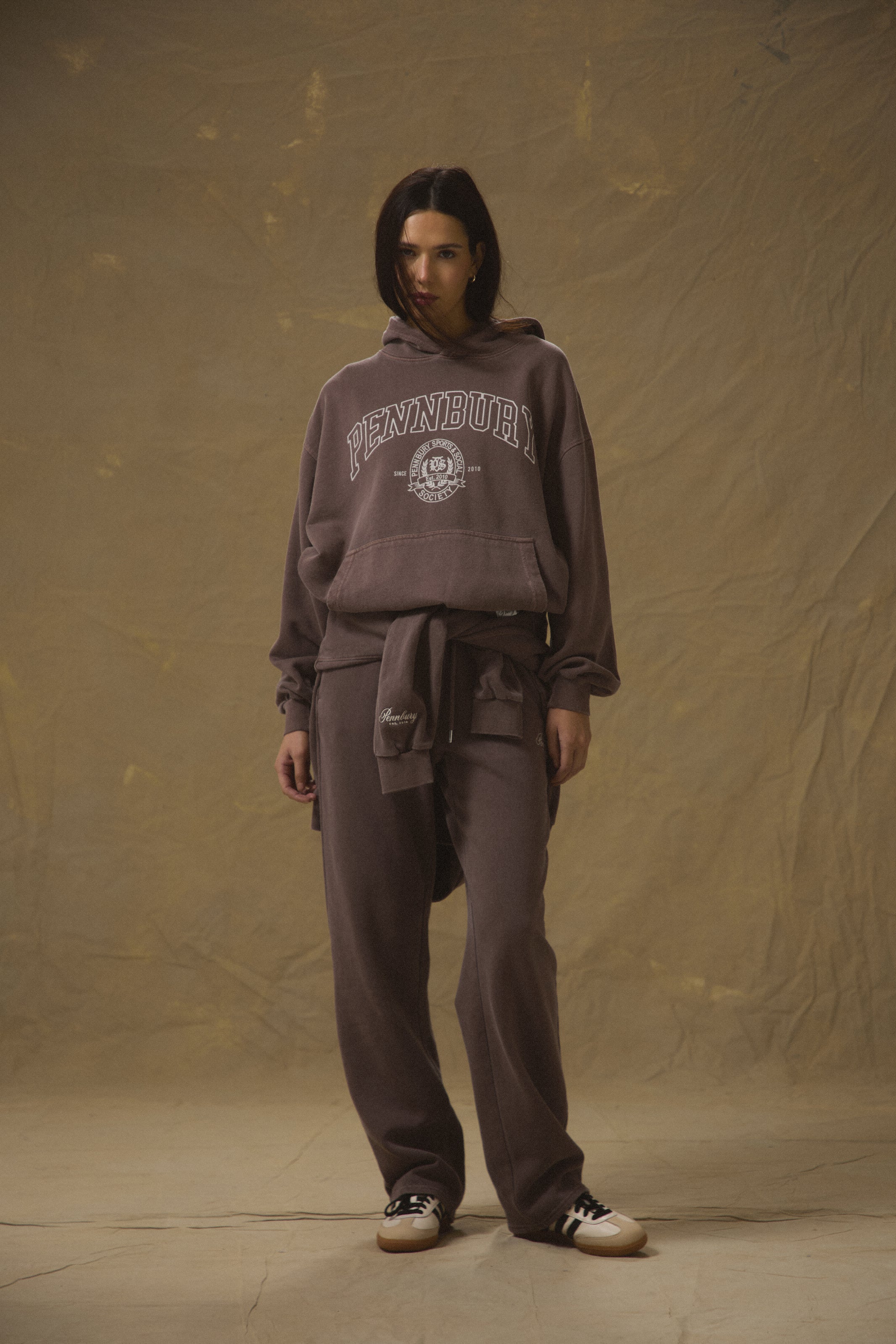 Pennbury Relaxed Fit Mocha Straight Leg Joggers