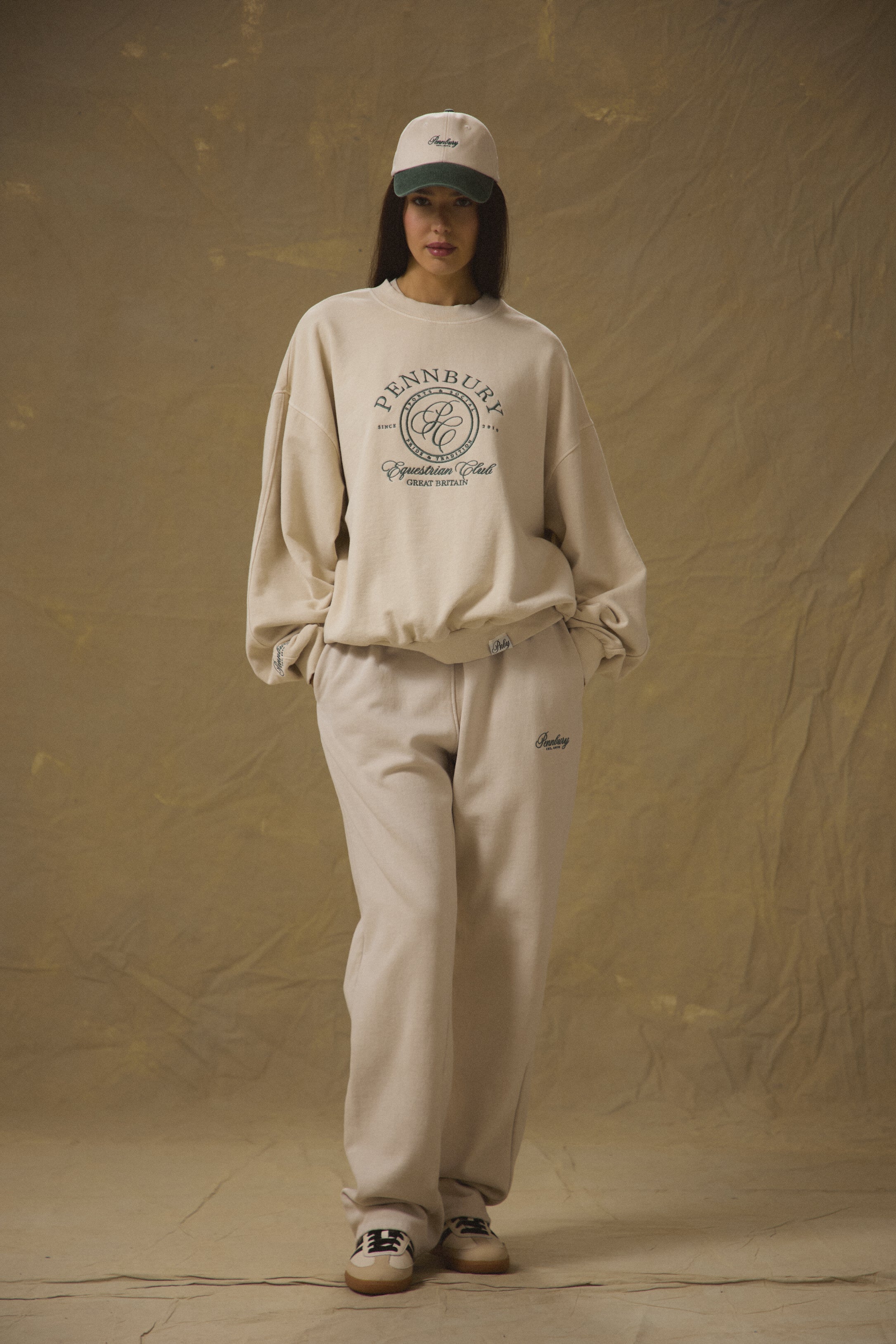 Pennbury Relaxed Fit Oat Straight Leg Joggers