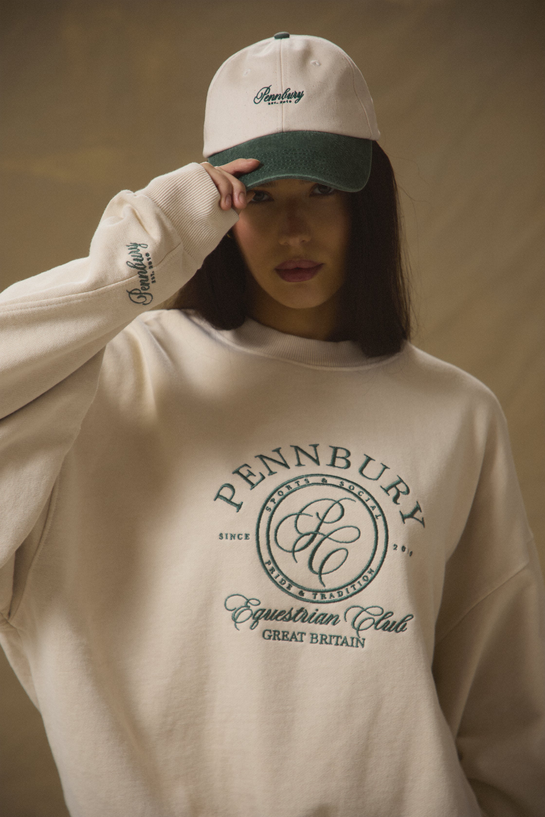 Pennbury Relaxed Fit Pavilion Embroidered Sweat
