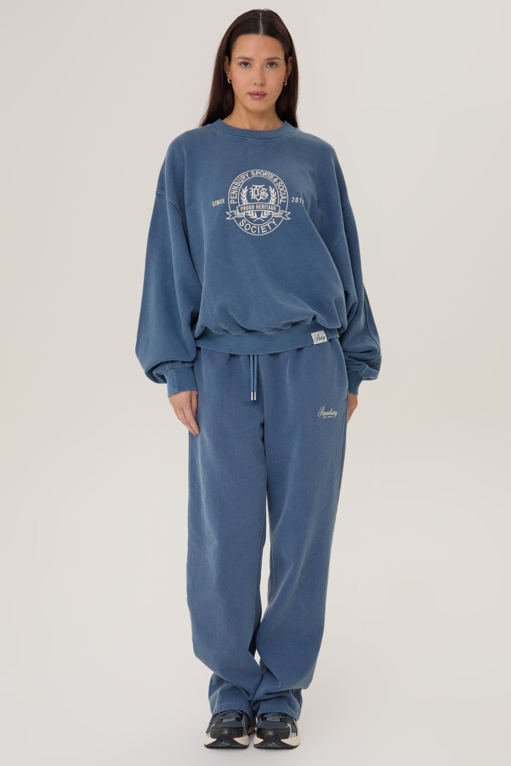 Pennbury Relaxed Fit Heritage Embroidered Sweat