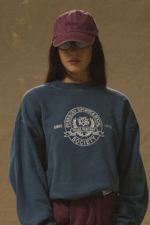 Pennbury Embroidered Cap - Wine